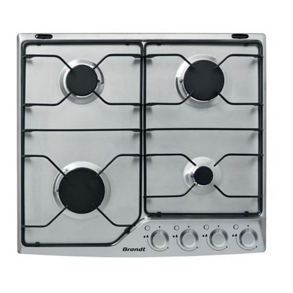 Plaque à Gaz BRANDT 4 Feux Inox (BPE8610X) Plaque à Gaz BRANDT 4 Feux Inox (BPE8610X)